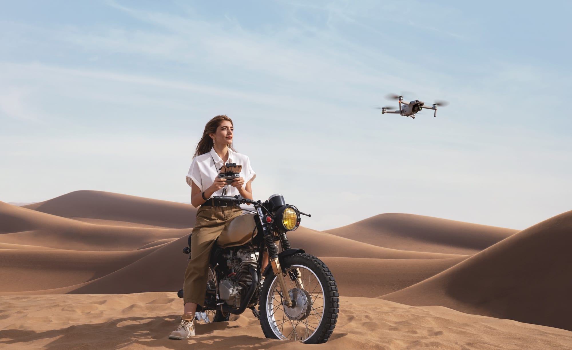 DJI Mavic Air 2 press image highlighting the drone's imaging capabilities.