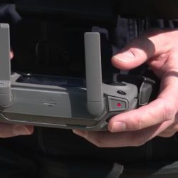 Gendarmerie drone patrol monitoring the cliffs of Doubs, France, for lockdown violations.