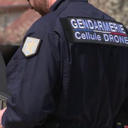 DJI Mavic 2 Enterprise with loudspeaker used by French police to enforce stay-at-home orders.