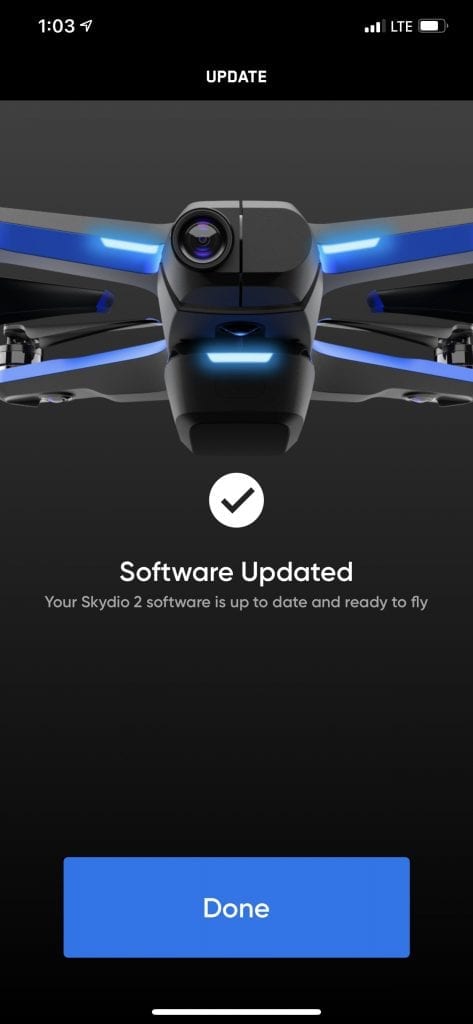 Skydio 2 Firmware update
