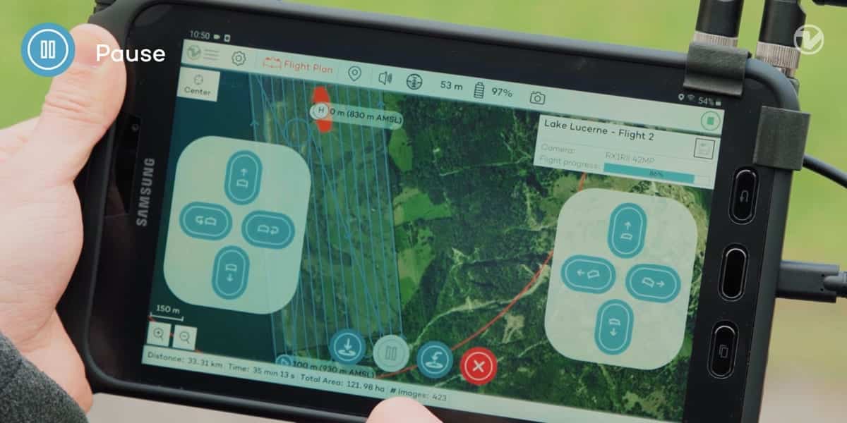Wingtra improves in-flight experience with new in-app controls