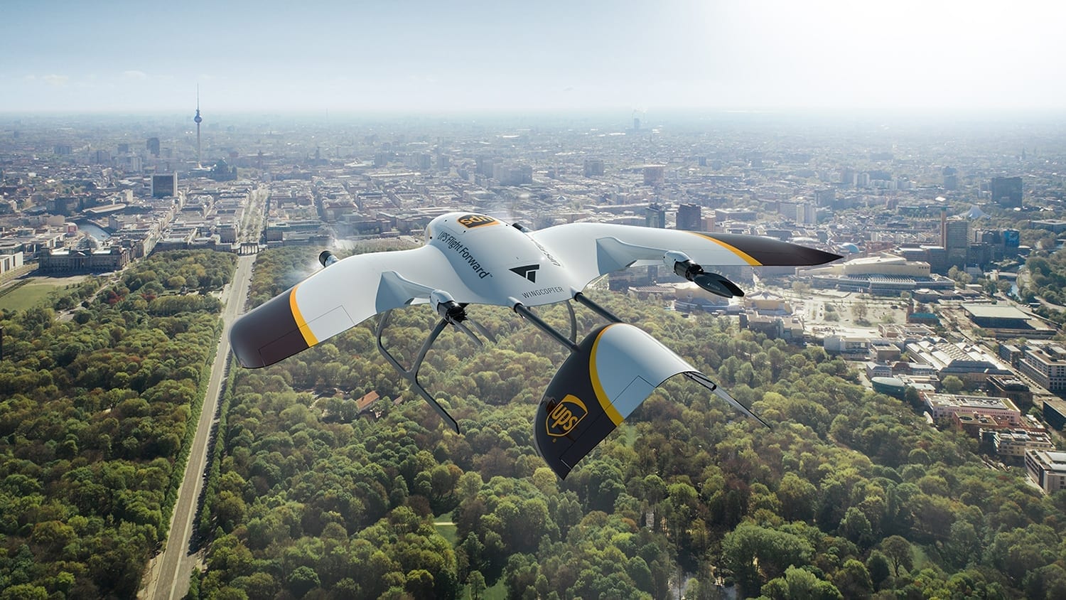 Wingcopter 198 delivery drone