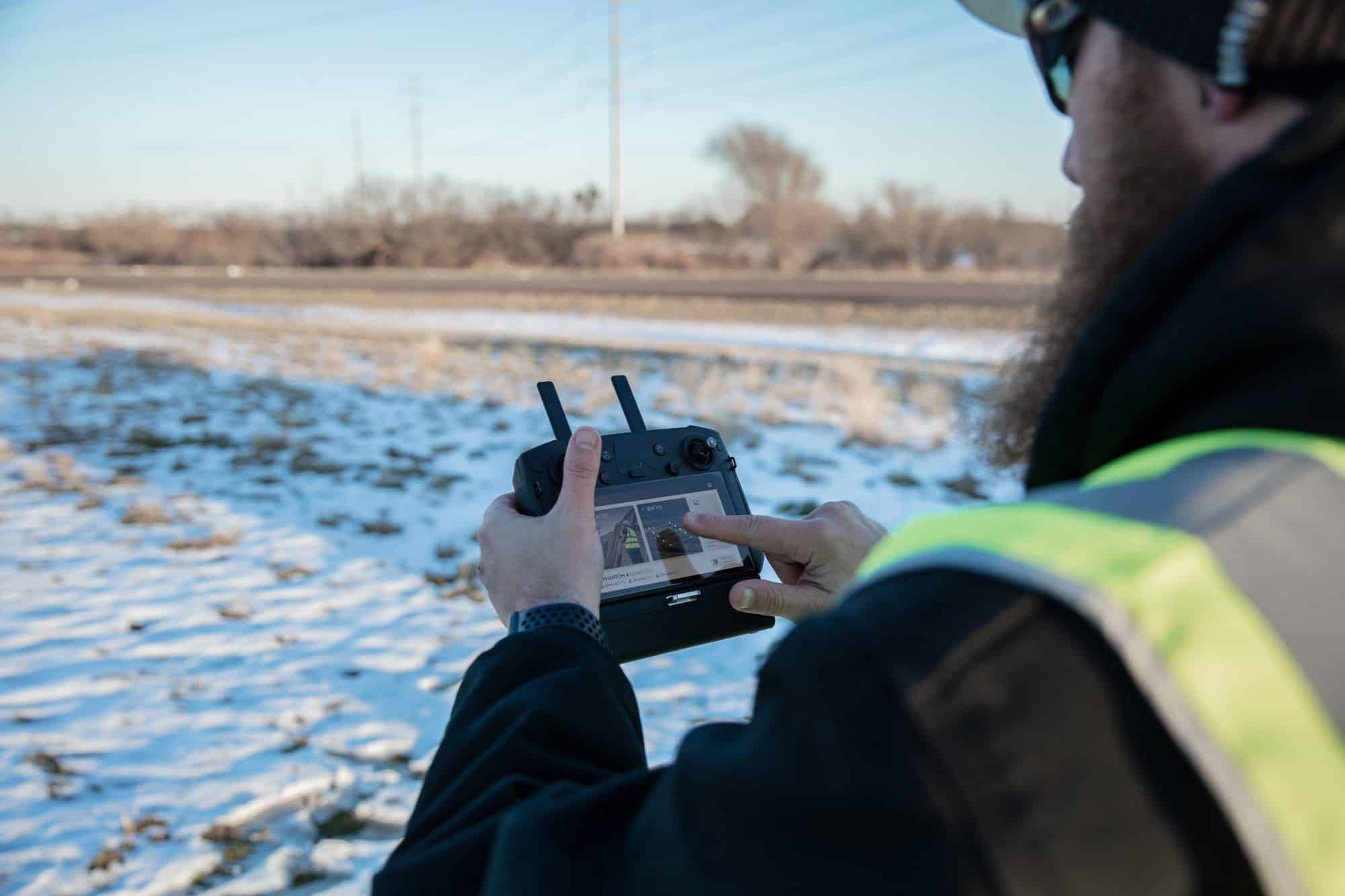 DJI Matrice 300 RTK enterprise drone with the Zenmuse H20 multi-sensor camera payload.