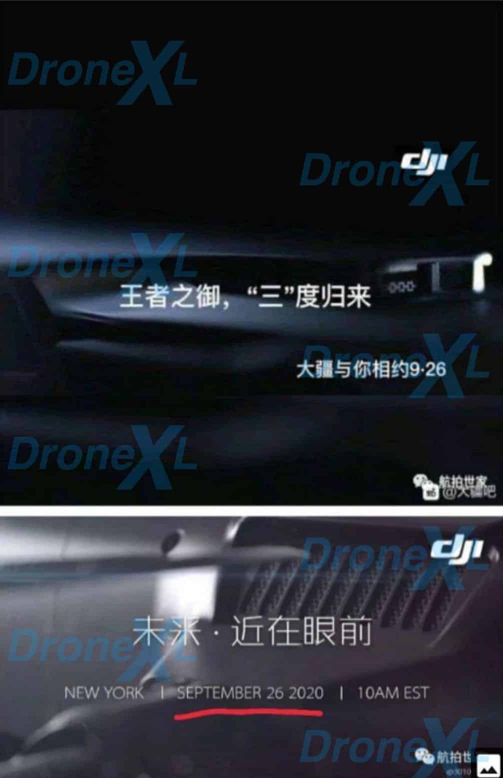 Mavic 3 release date shown in leaked DJI photos