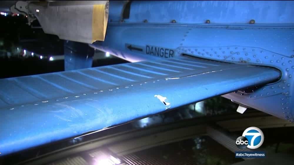 News helicopter likely struck by drone, says NTSB