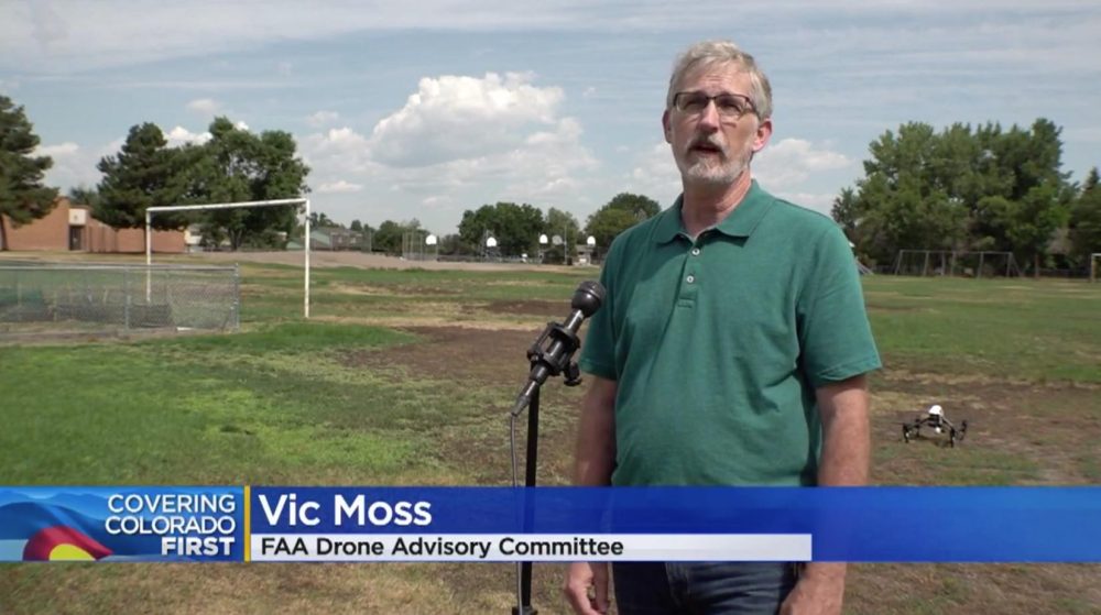 Aerial firefighting operations over a wildland fire, which unauthorized drones can force to a halt.