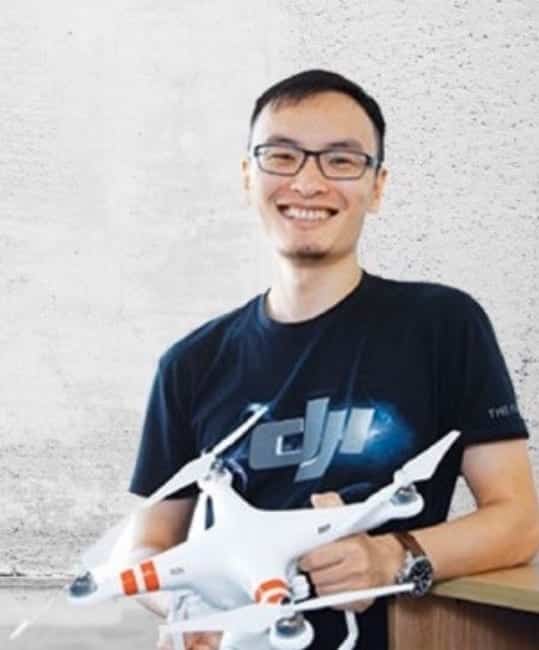 DJI's founder Frank Wang