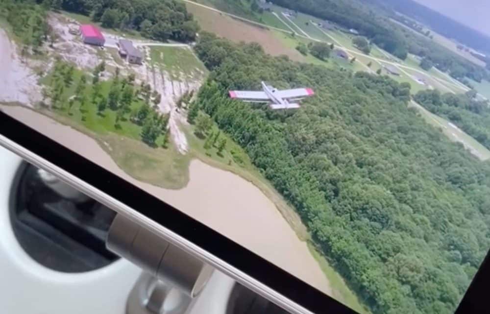 Near-miss between DJI Phantom drone and a small airplane <p data-wpview-marker=