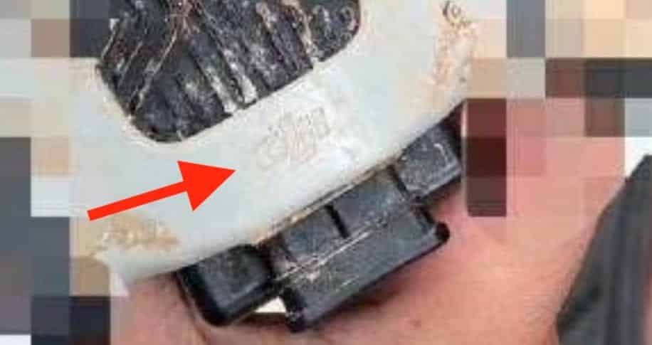 Censored image of the unidentified DJI drone believed to be a new DJI FPV model.