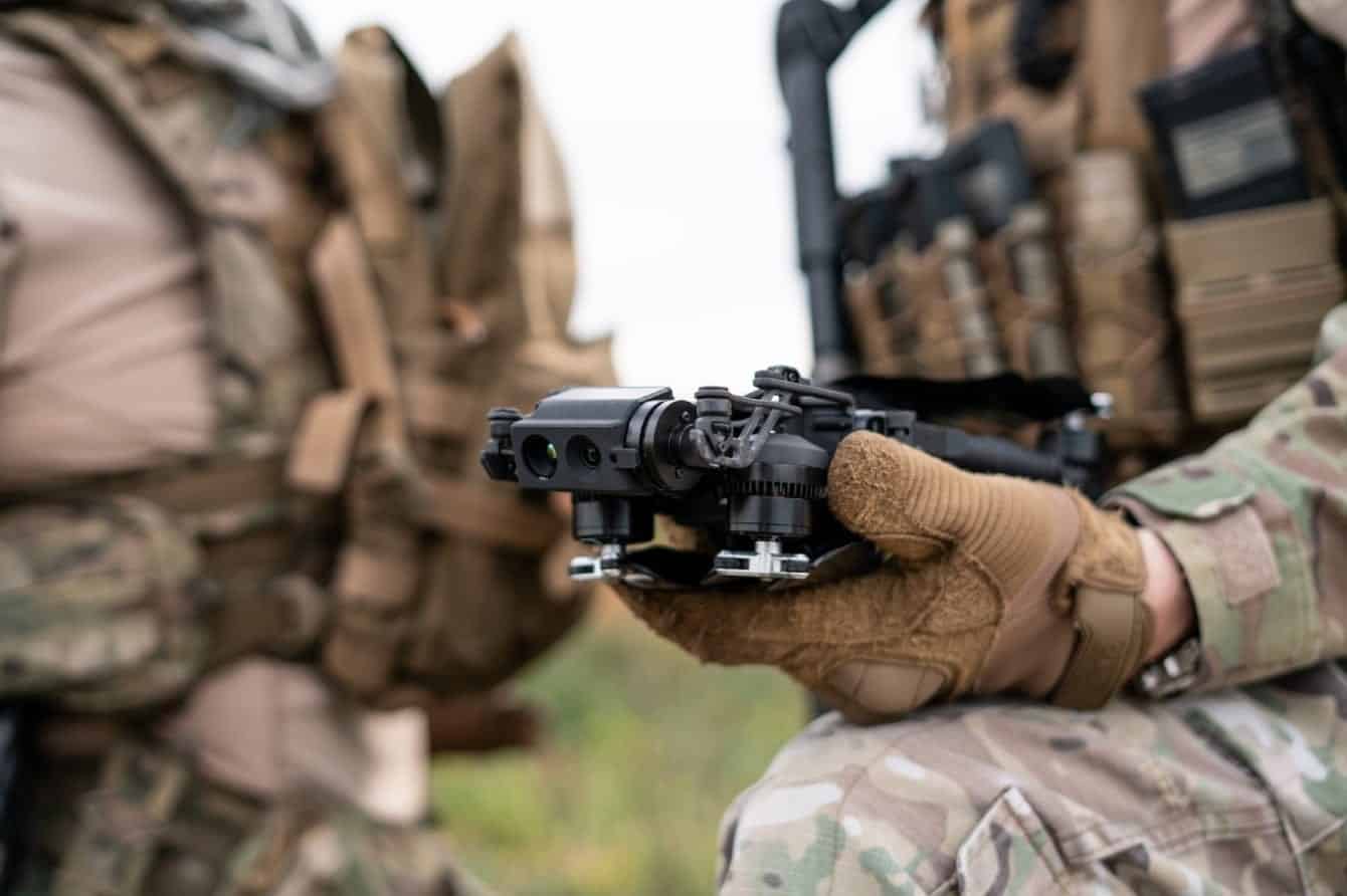 Drone from one of the five manufacturers approved by the Pentagon for military sales.