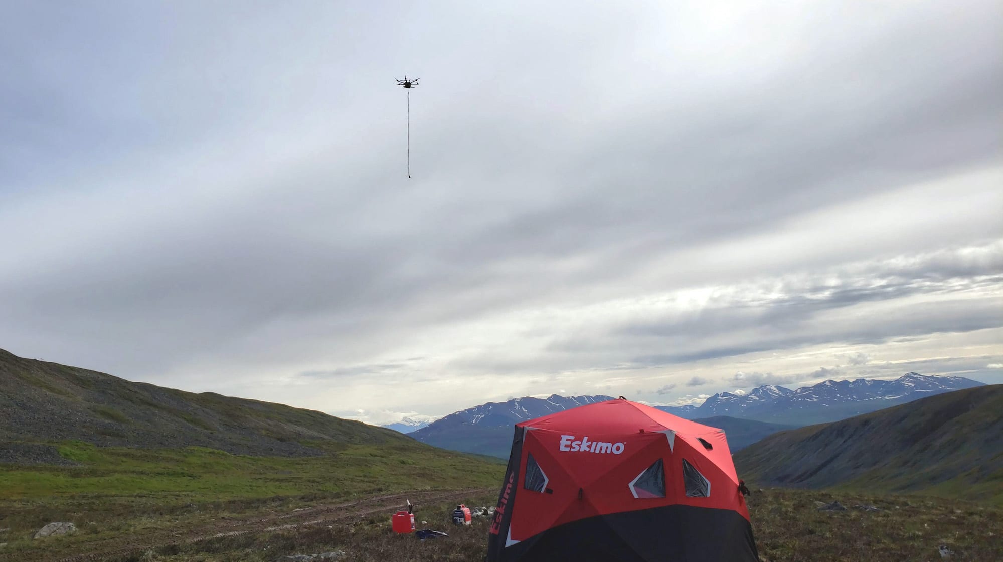 Pioneer Exploration pilots survey rugged terrain during an Alaska mining mission.