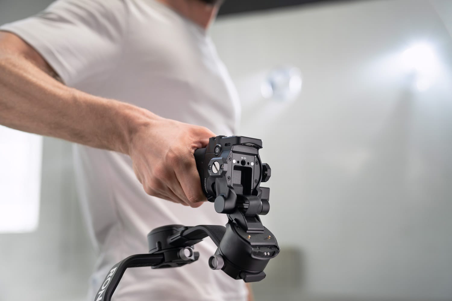 DJI RSC 2 folding camera gimbal in DJI's official launch gallery.