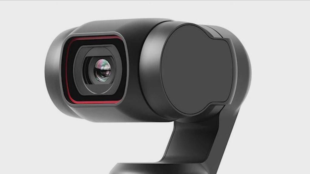 Leaked DJI Osmo Pocket 2 showing a red outline around the camera lens.