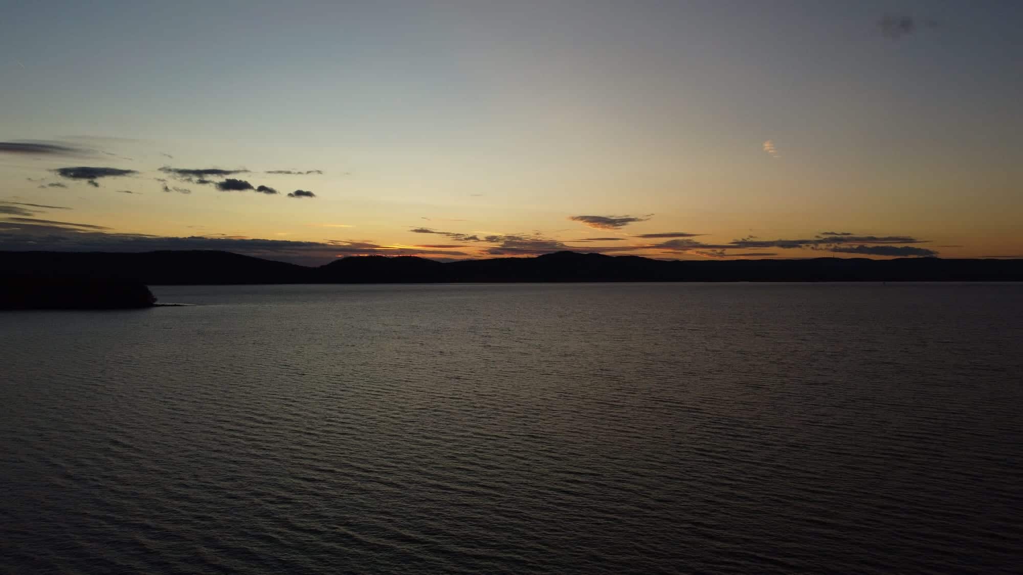 Auto-exposure bracketing on the Mini 2: the darker underexposed frame.