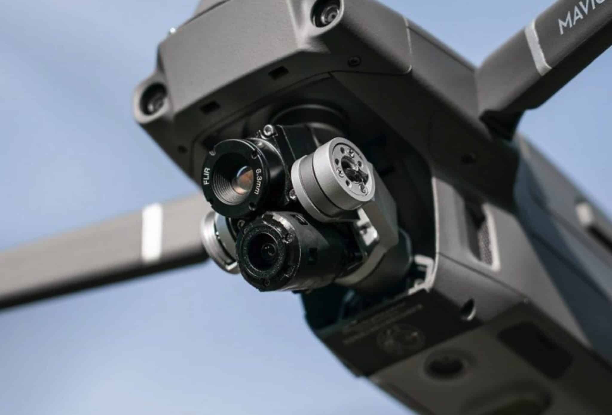 Modified Mavic 2 from Resolve with FLIR Benson 320 thermal camera