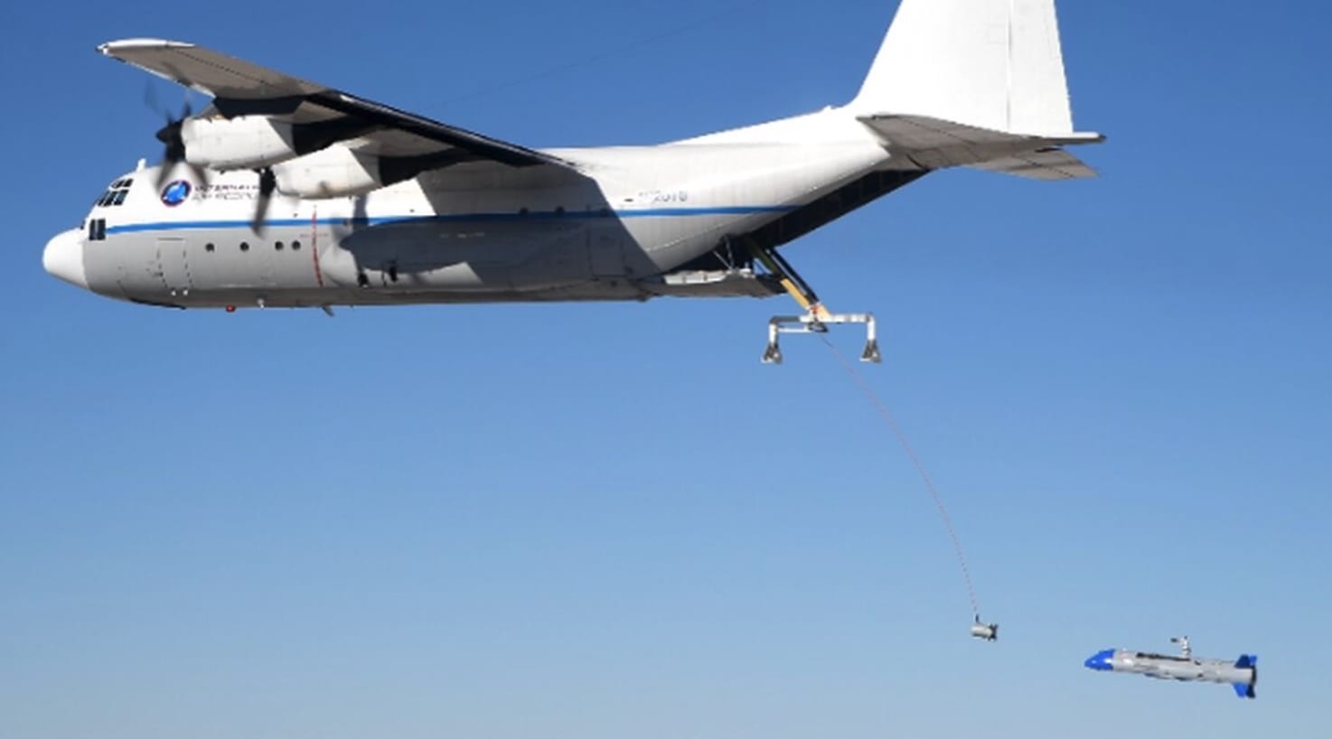 DARPA Gremlins swarming drone from the C-130 mothership retrieval program.