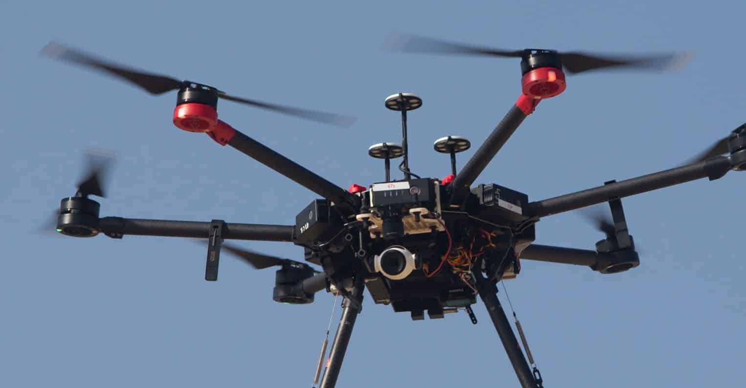 Delivery drone of the kind proposed for island-hopping COVID-19 vaccine distribution.