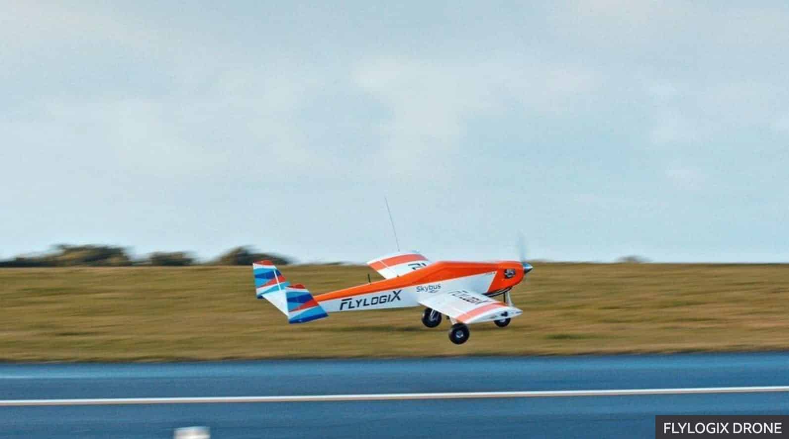 Freight drone that completed the first 60-mile (97-kilometer) supply flight to the Isles of Scilly.