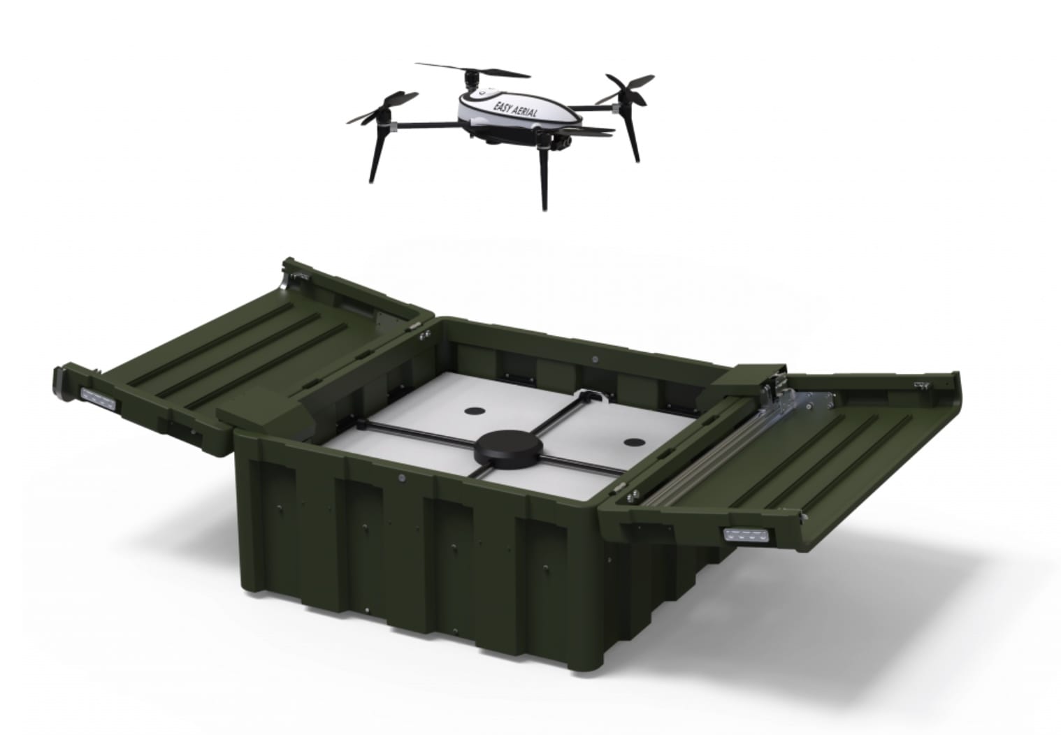 Drone in flight illustrating the threat cheap GPS jammers pose to unmanned aircraft.