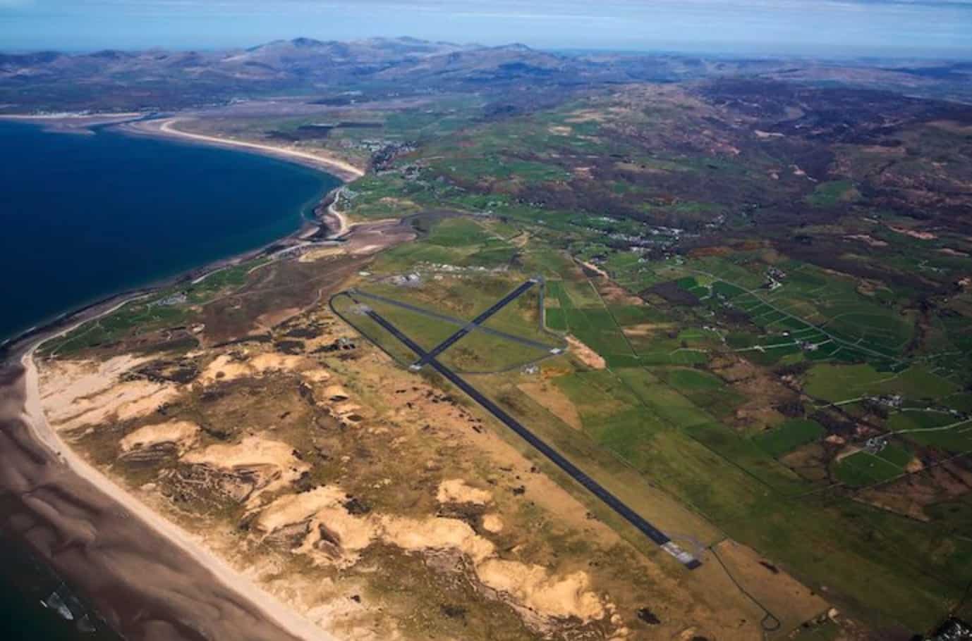 Snowdonia Aerospace flight testing centre at Llanbedr Airfield in Wales.