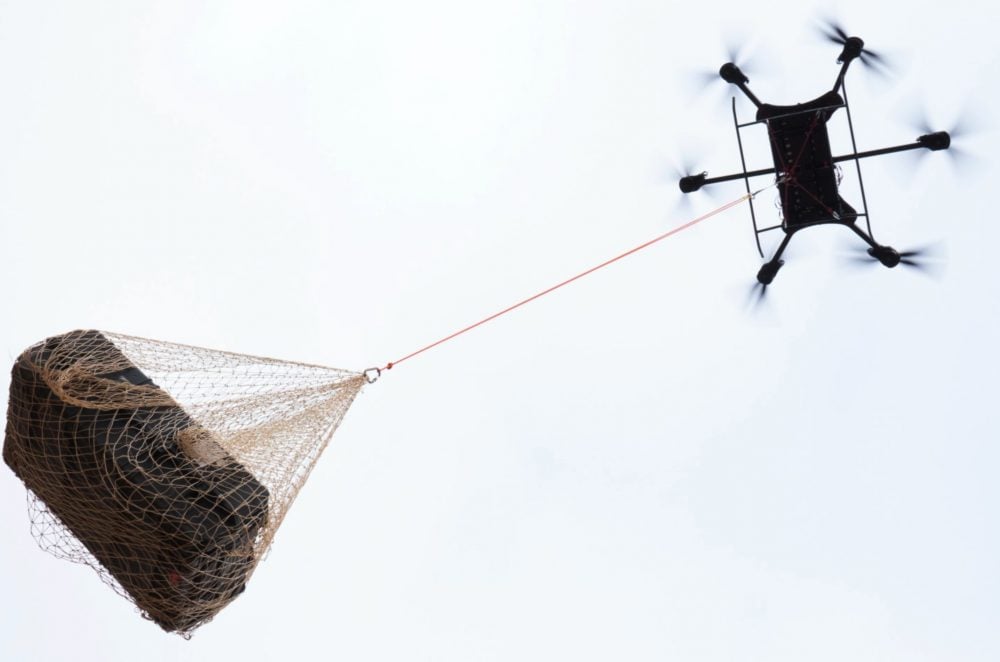 User-configurable xFold drone from ZM Interactive that can lift up to 1,000 pounds (454 kilograms).