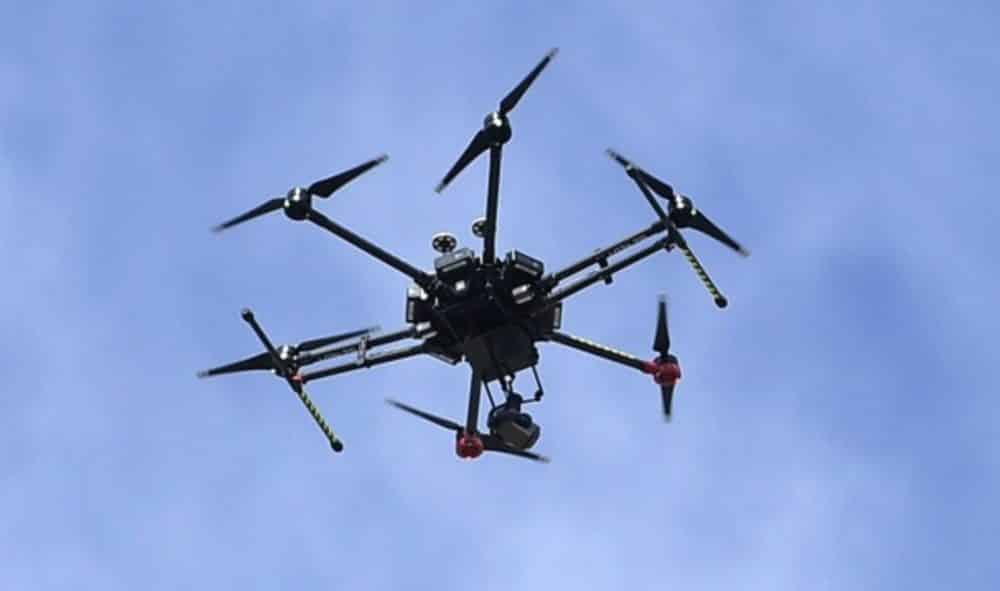 Police drone in Belgium, where prosecutors banned drone use to find lockdown parties.
