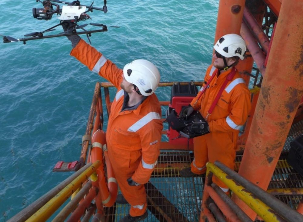 Cyberhawk drone inspection work as the Edinburgh firm doubles its headcount to over 100 staff.