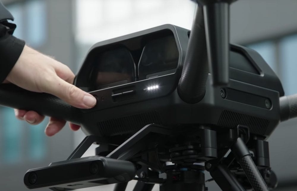 Sony Airpeak quadcopter shown during Sony's online CES 2021 event.