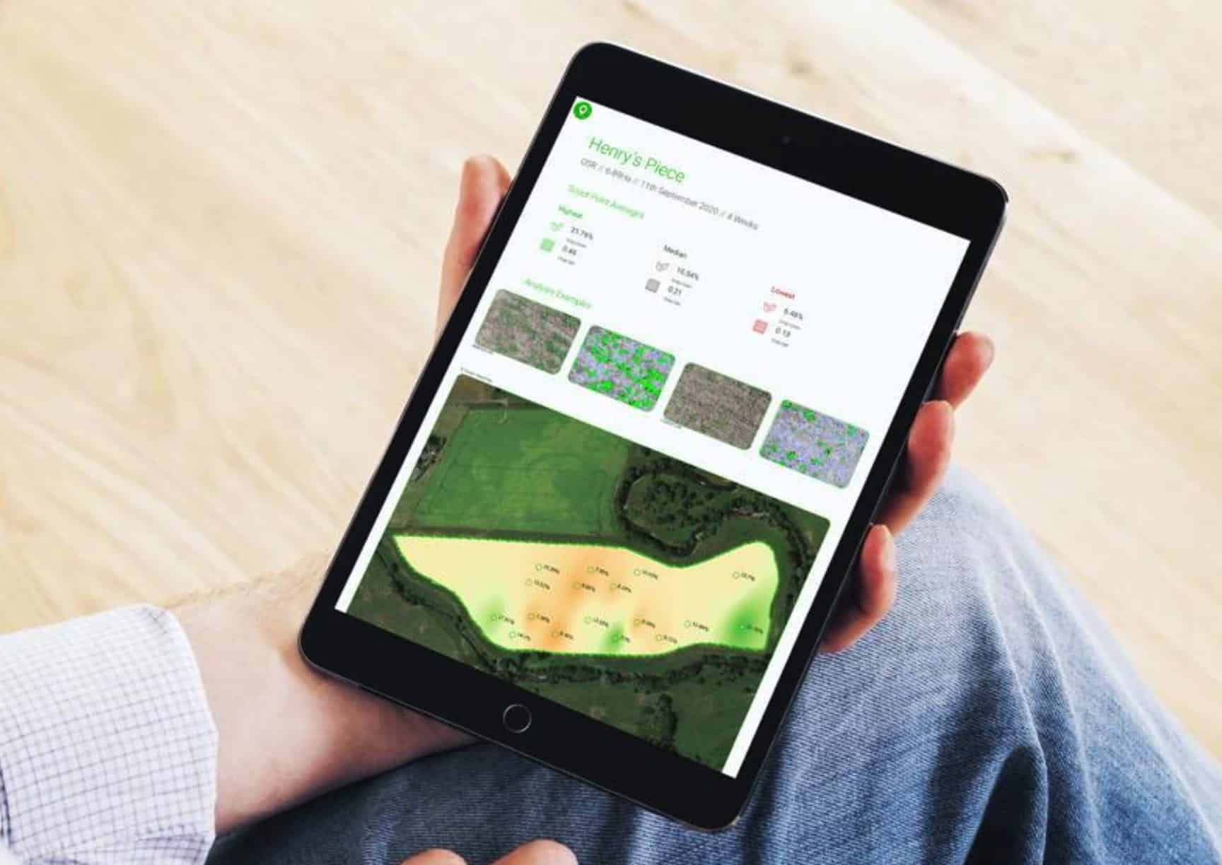 Artificial intelligence (AI) and drones are 10 times faster than traditional crop walking methods used by farmers to monitor the growth and health of their plants.