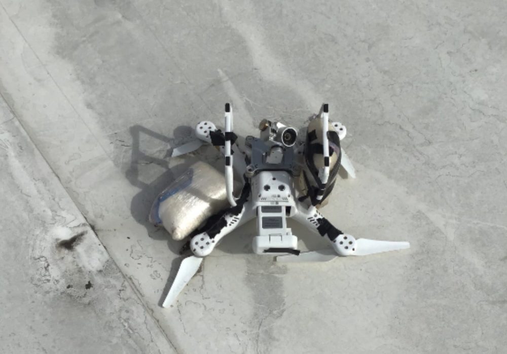 DJI Phantom drone with kilo of meth crashes on roof near border with Mexico