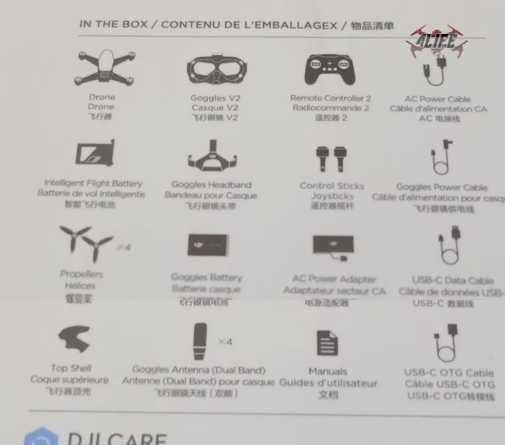 DJI FPV Combo unboxing video