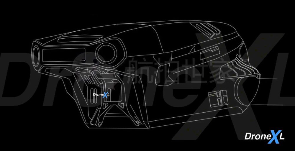 Detailed DJI Mavic 3 drawings - Air 2S possibly gets a 1-inch sensor