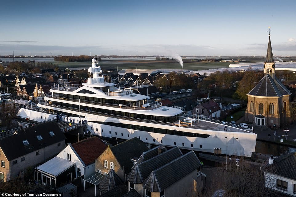 Aerial photographer Tom van Oossanen, who spent three years documenting superyachts.