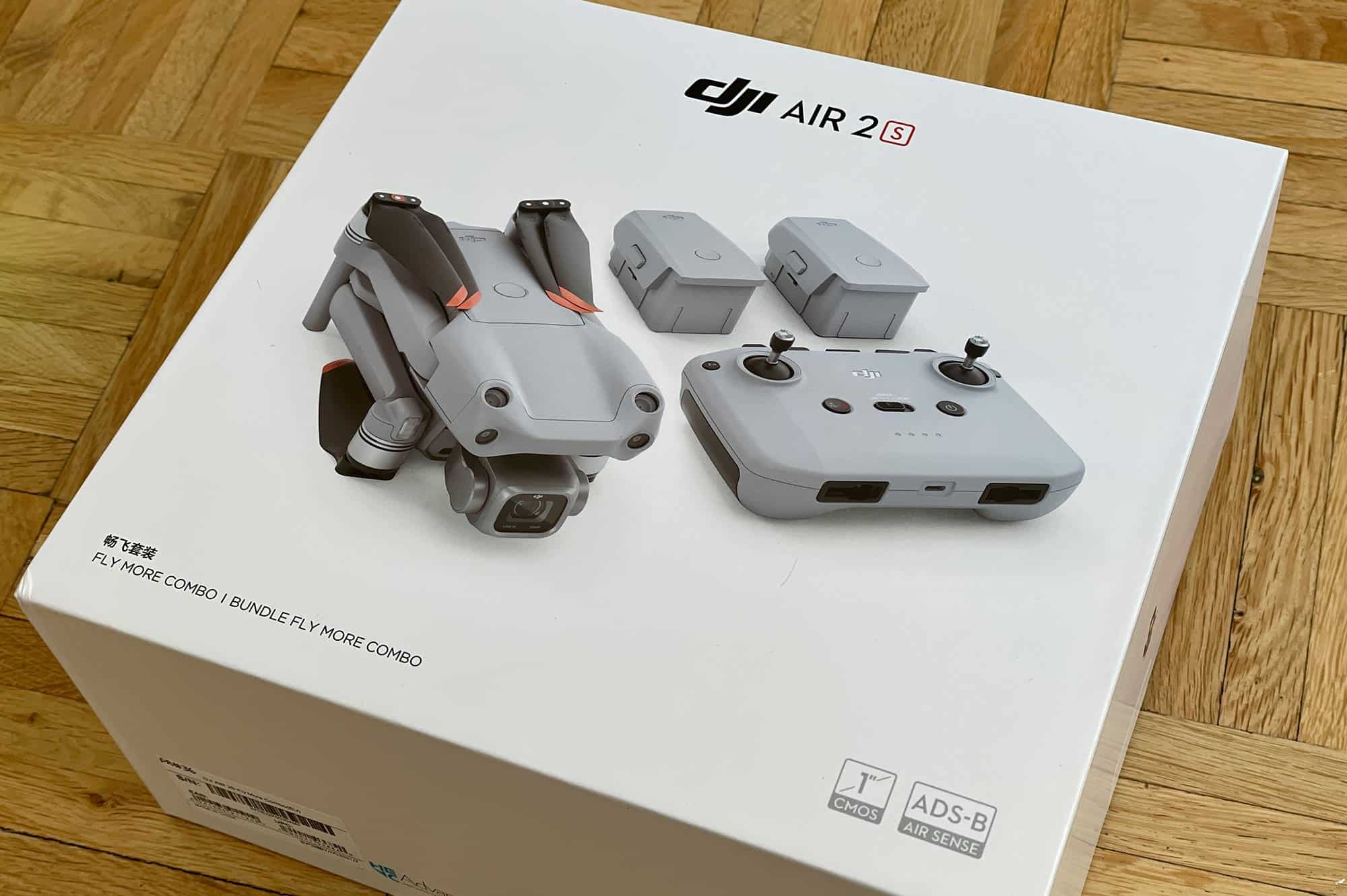 The DJI Air 2S Fly More Combo.
