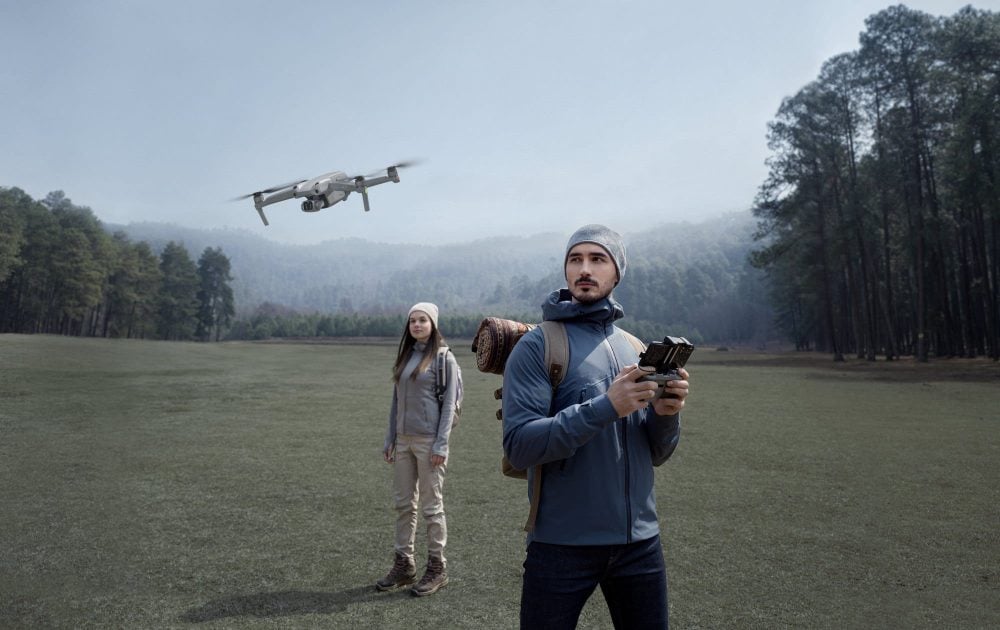 DJI Air 2S product image accompanying the 999 dollar launch pricing.