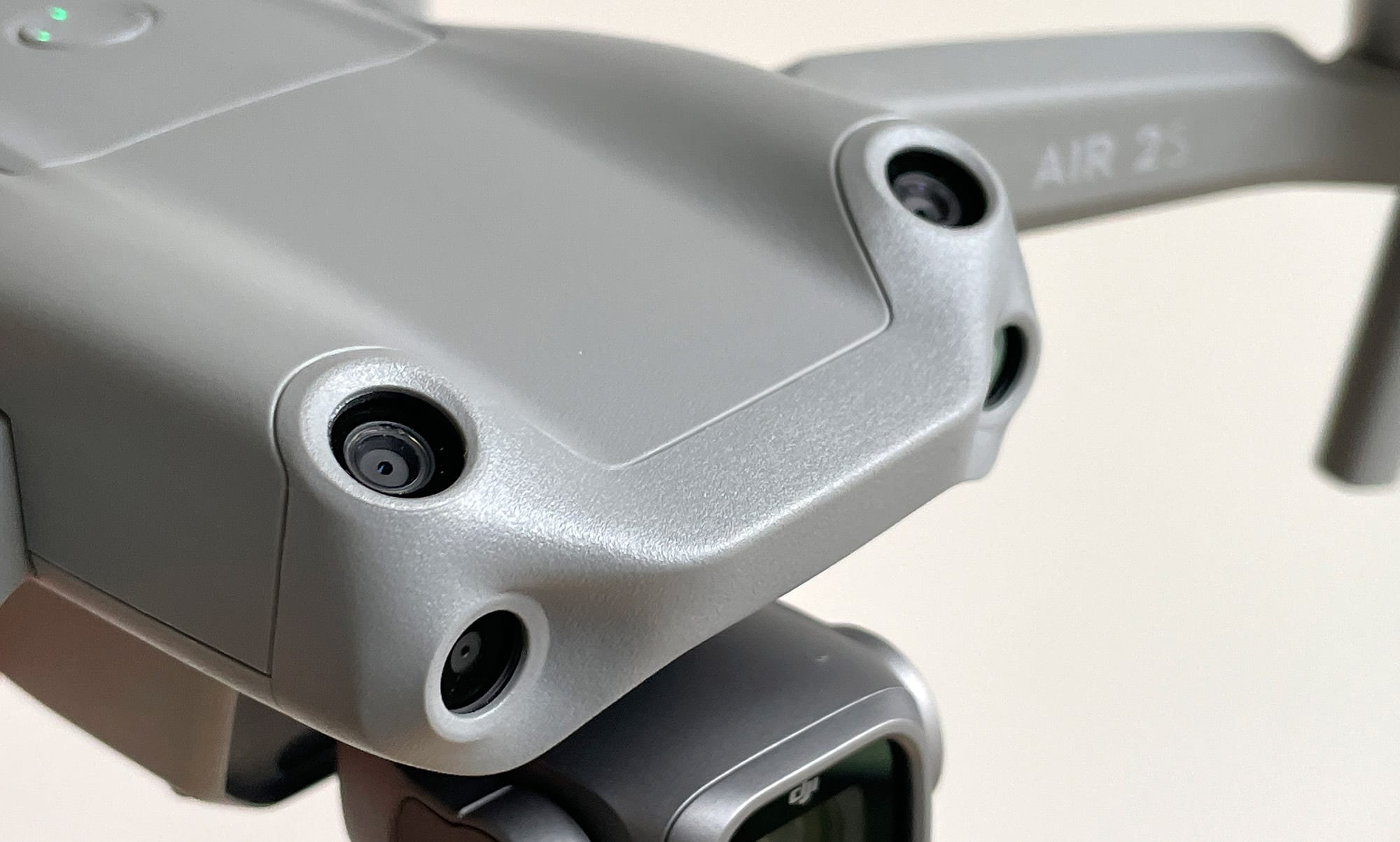 The DJI Air 2S has an extra set of sensors for obstacle avoidance and ActiveTrack.