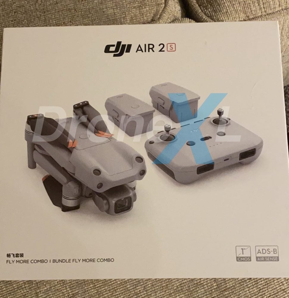 The DJI Air 2S retail box bought early at a Best Buy in Richmond, Virginia.