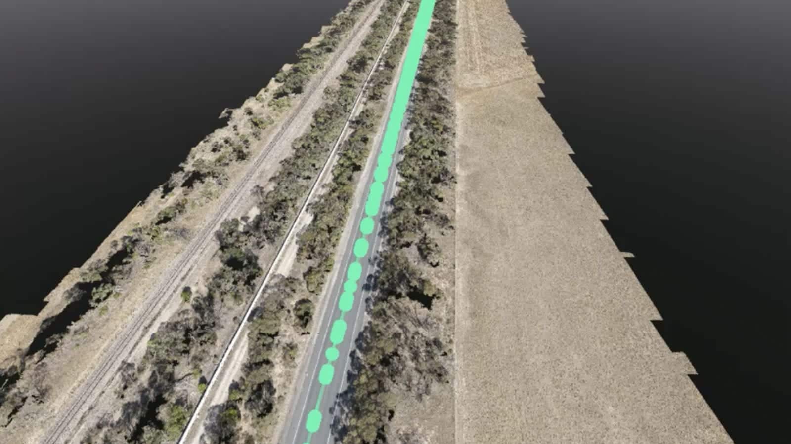 Automatic road marking works quickly and simplifies the workflow