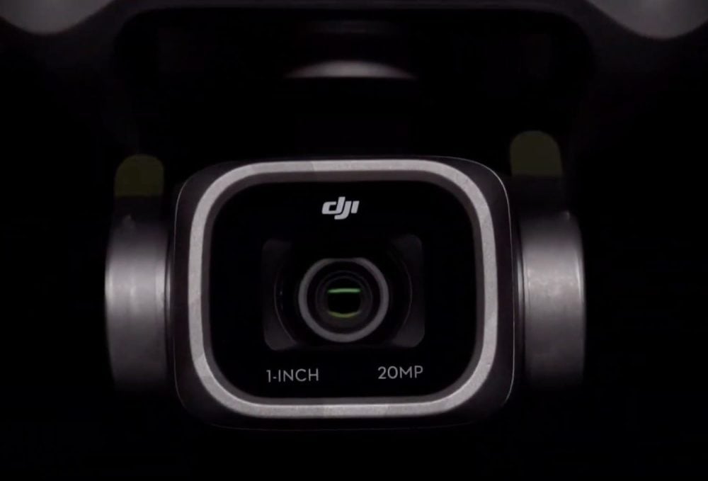 Frame from the leaked teaser showing the DJI Air 2S in flight.