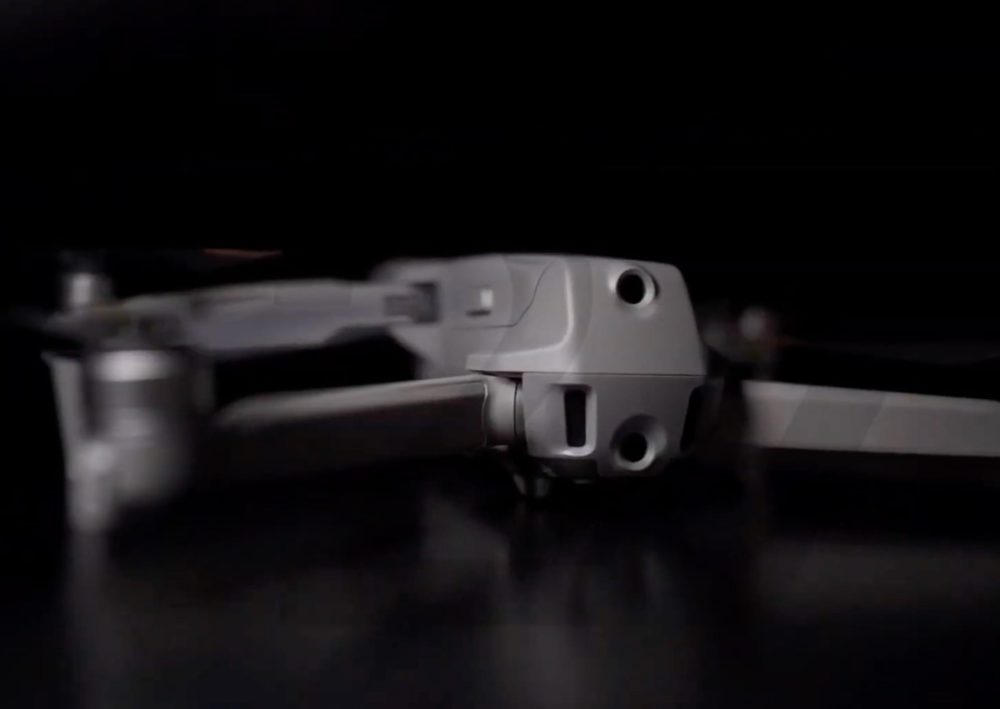 Teaser frame pointing to the 1-inch sensor behind the Air 2S gimbal.