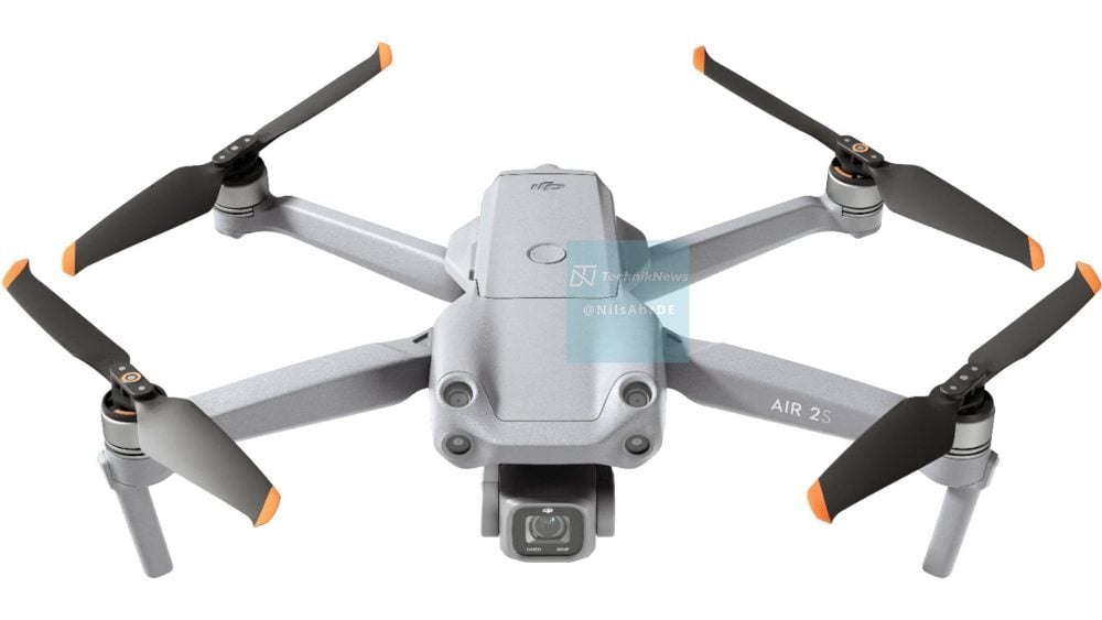 Leaked promotional render of the DJI Air 2S ahead of its launch.