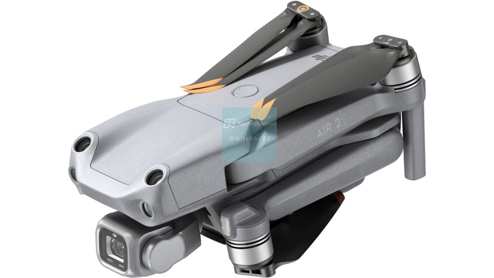 Fourth leaked render of the DJI Air 2S published by TechnikNews.