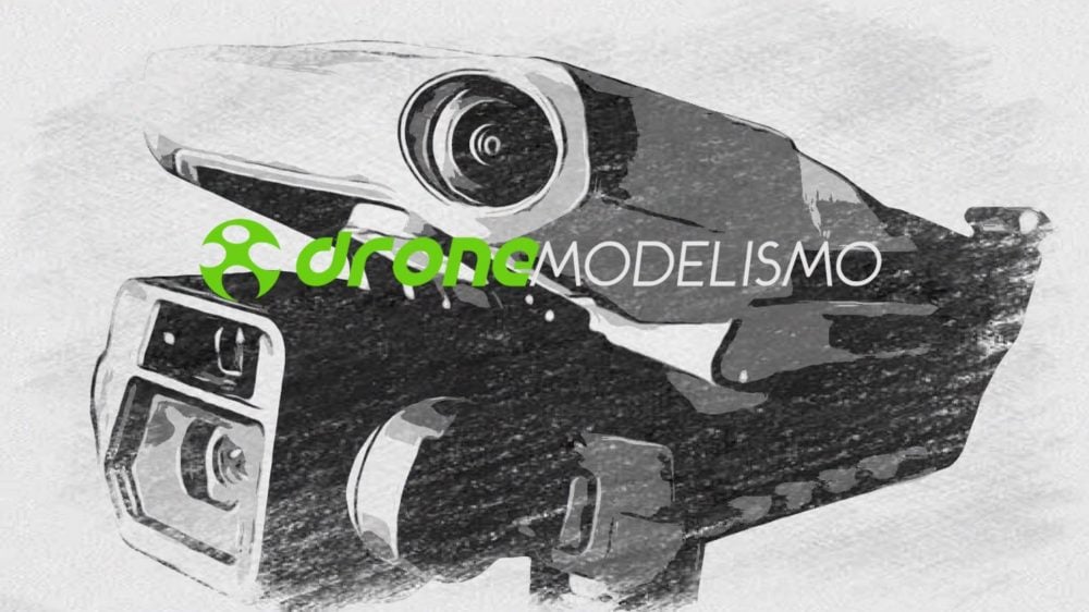 Leaked sketch of the DJI Mavic 3 airframe published by dronemodelismo.