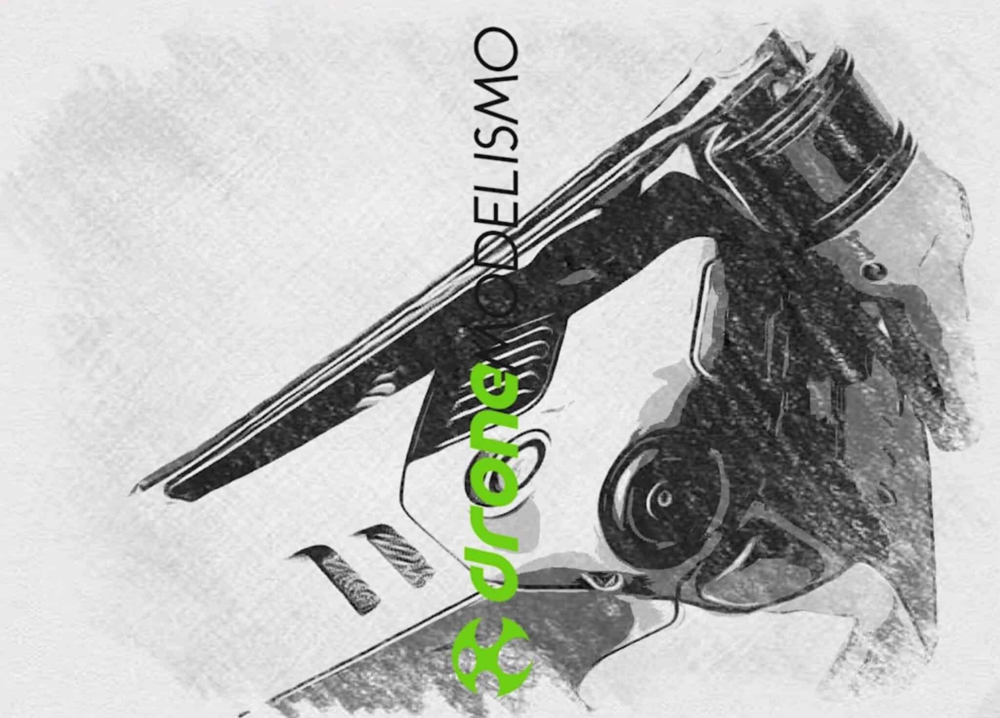 Earlier DroneModelismo image of the folded DJI Mavic 3 seen from the rear.