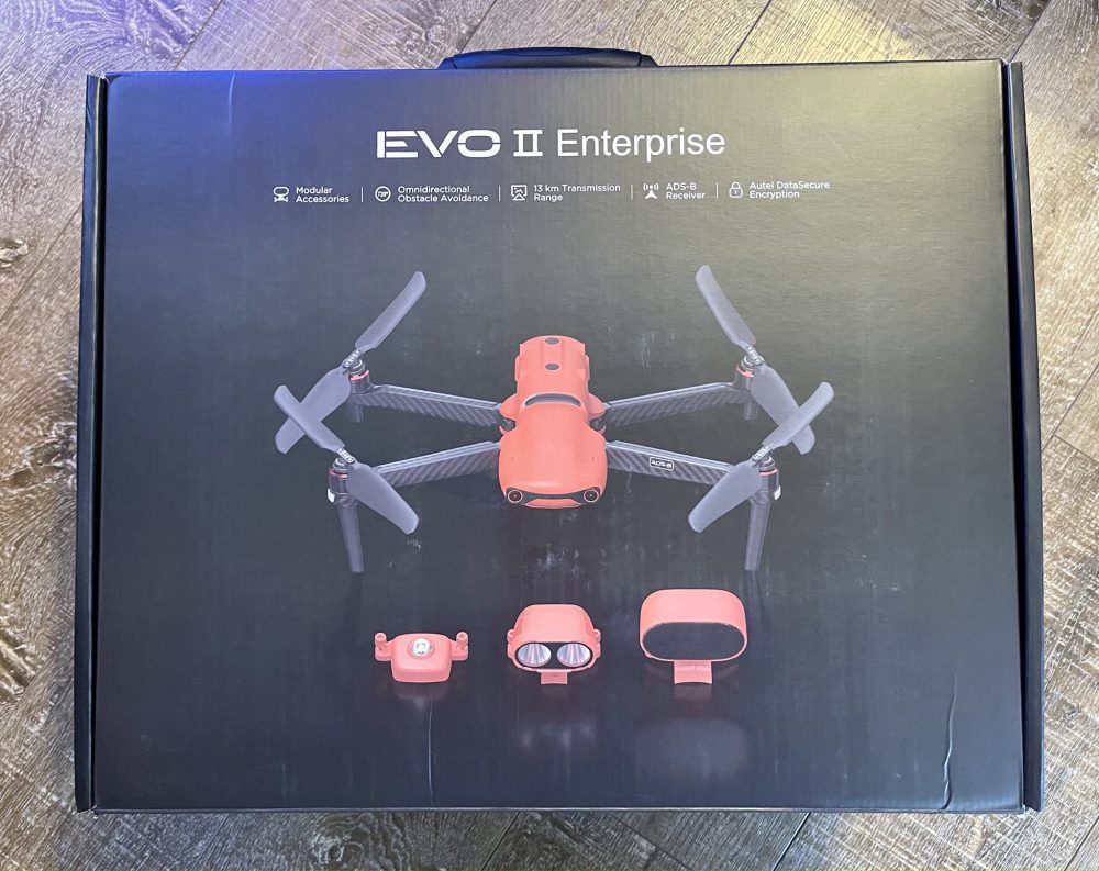 Autel Robotics EVO II Pro Enterprise drone unboxed