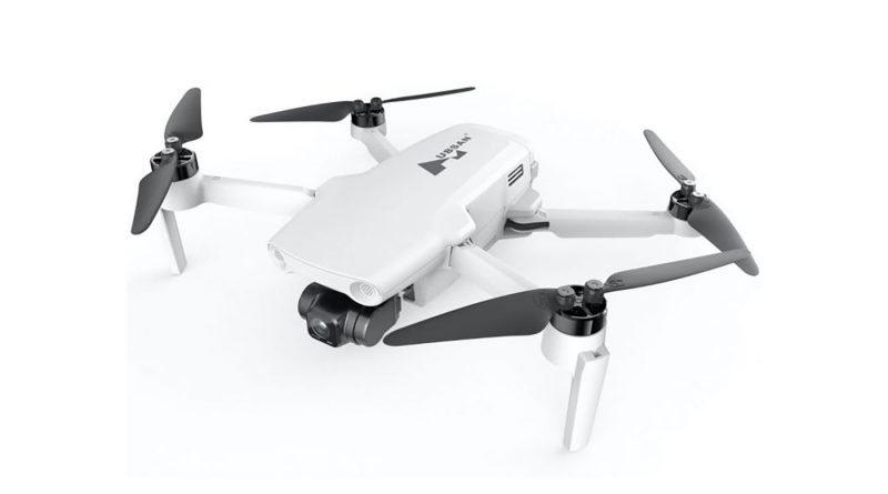 The Hubsan Zino Mini SE in flight, shooting 4K video at 30 frames per second.