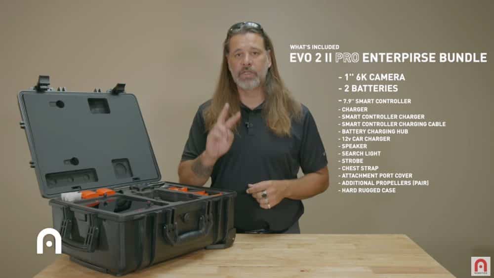 The Autel EVO II Pro Enterprise as presented by Autel's director of training.