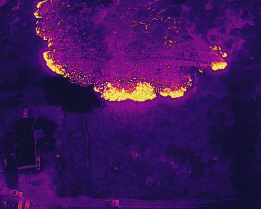 DJI Mavic 2 EA photos show advantage thermal drones offer