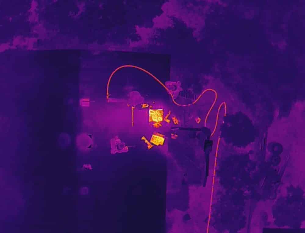 DJI Mavic 2 EA photos show advantage thermal drones offer