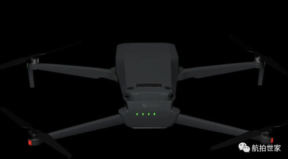 Front view rendering of the Mavic 3 with both camera lenses visible.
